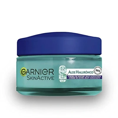 Imagen de Garnier SkinActive Crema de Noche Ácido Hialurónico y Aloe Vera , 50ml