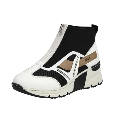 Imagen de Rieker N6360, Botas Cortas al Tobillo Mujer, Blanco, 39 EU