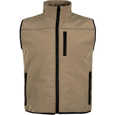 Imagen de Work Team Chaleco Softshell Aire Libre Liso Hombre Beige M