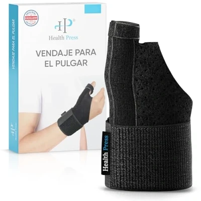Imagen de Health Press® Férula para Pulgar Transpirable Protección Universal Derecha/Izquierda Banda la Articulación Trapeciometacarpiana