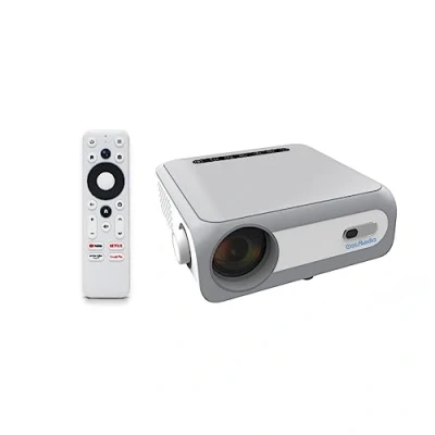 Imagen de Sail Meta C1 Proyector Full HD 1080p, 700 ANSI 5G WiFi, Android TV 11, Control de Voz, Corrección Trapezoidal, Compatible con Duplicación Pantalla vía Chromecast y Bluetooth 5.0