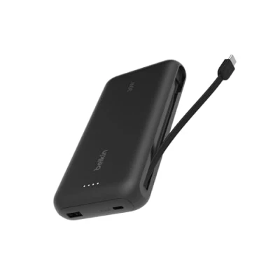Imagen de Powerbank Belkin Boostcharge 20000mah Power Delivery 30w Con Cable Integrado Negro