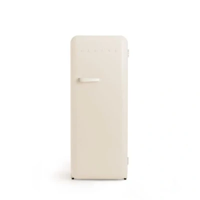 Imagen de CREATE / RETRO FRIDGE 150 OFF WHITE/Frigorífico blanco roto maneta con congelador 281L 102W, bajo consumo, 150cm, 3 estantes, regulador temperatura, botellero, 60x60x150cm