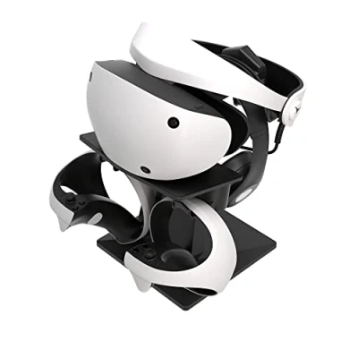 Imagen de Digicharge Soporte VR para PSVR 2 Sony Playstation VR2/Meta Quest 2/Quest 1/Rift S/Valve Index/HP Reverb G2/Pico 4/PSVR2 Display Mount Station Auriculares y Controladores táctiles