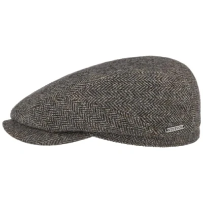 Imagen de Stetson Gorra Belfast Classic Wool Hombre Made in The EU Gorros con Visera Gorro Ivy de Visera, Forro, Forro otoño/Invierno 56 cm marrón Oscuro