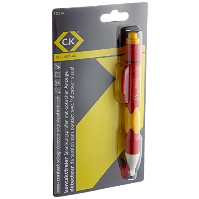 Imagen de C.K T2271A Comprobador de tensión, sin contacto, 70 1000 V, con alarma visual