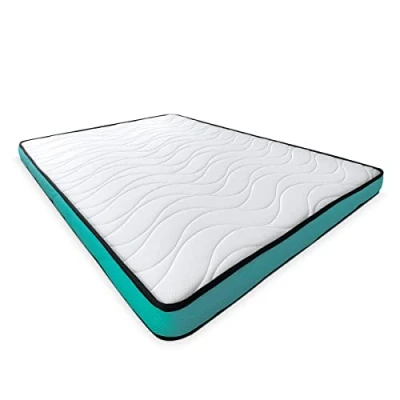 Imagen de mattfy Colchón Vega Reversible, Ideal para Camas Nido o Literas, Antiácaros, Antibacterias e Hipoalergénico, Viscosoft, Blanco, 150x180