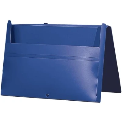 Imagen de Carpeta liderpapel portadocumentos broche polipropileno din a4 azul con asa
