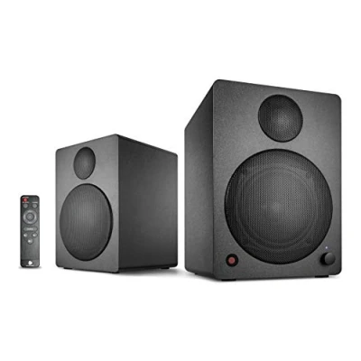 Imagen de Wavemaster Cube Neo Sistema De Altavoces (50 V) Bluetooth, Entrada Digital, Control Remoto Por Infrarrojos, Negro (66380)