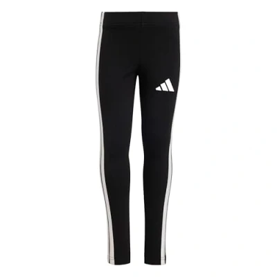 Imagen de adidas Niñas Essentials 3 Stripes Leggings, Black/White, 4 5 Years