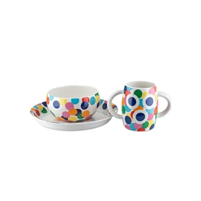 Imagen de Alessi Alessini Proust Set de Vajilla para Niños, Bone China, Multicolor