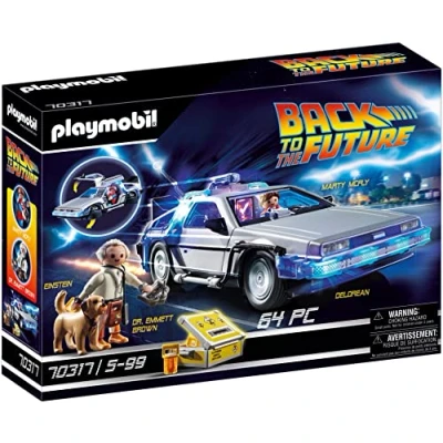 Imagen de PLAYMOBIL Back to The Future 70317 Delorean con Efectos de Luz, A Partir 6 Años