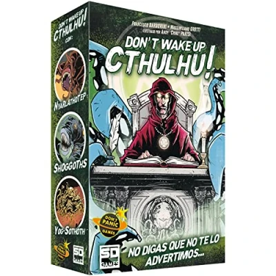 Imagen de SD GAMES Don&#039;t Wake UP Cthulhu! Juego de Mesa con Cartas para 3 a 6 Jugadores Recomendado Partir 10 Años