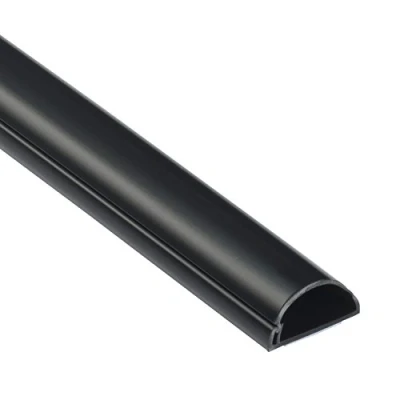 Imagen de D Line Mini 1M3015B, Canaletas de plástico para cables red y líneas eléctricas, eléctricos 1x 30mm (anch.) x 15mm (alt.) 1 metro longitud Negro