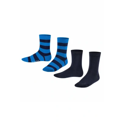 Imagen de Falke Happy Stripe 2Pack multipack Calcetines para niños, Talla: 31 34, Black
