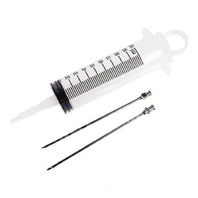Imagen de Browin 311101 Inyector de Carne con 2 Agujas inyección, Acero Inoxidable, plástico, 100 ml