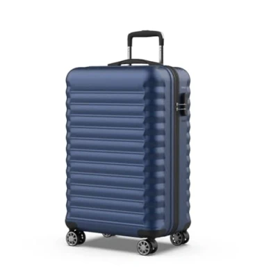 Imagen de NUMADA Maleta de Viaje Mediana 18Kg Upfly 24&#039; ABS (63x39,5x26,8cm) con Cierre Combinación y 4 Ruedas Dobles 360 Resistente Ligera Interior Compartimentado Azul Marino