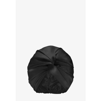 Imagen de Slip turbante de seda, talla única (21 a 28 pulgadas), pelo seda morera pura 22 momme doble forro, respetuoso con el cabello, ligero, multiusos + gorro dormir para tipos