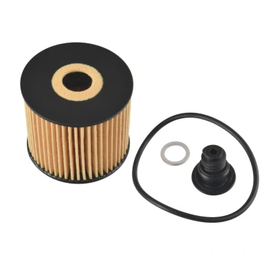 Imagen de FEBI BILSTEIN 184073 Filtro de aceite con material montaje añadido, junta Cartucho filtrante HYUNDAI: Tucson, i30 III Hatchback, i40 Berlina