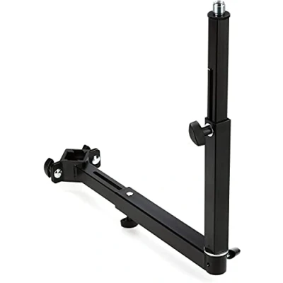 Imagen de K&amp;M 18807 Soporte universal negro, acero, extensión ajustable para accesorios musicales mesas plegables y Omega
