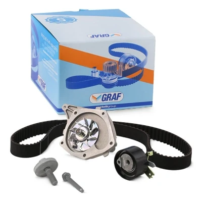 Imagen de Bomba de agua + kit correa distribución GRAF KP821 1