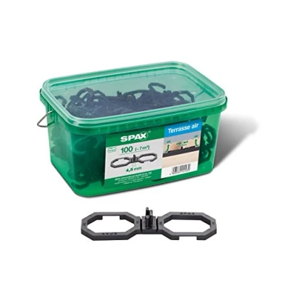 Imagen de Espaciadores Air, de Spax, para una mejor ventilación, en caja asa, Negro, 5009422545009