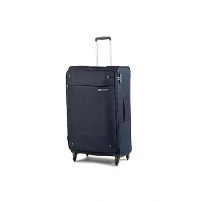 Imagen de Samsonite Base Boost Spinner M Maleta Expansible, 78 cm, 105/112.5 L, con candado tsa, Azul (Navy Blue)