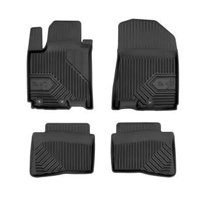 Imagen de FROGUM No. 77 77409606 Juego de alfombrillas suelo Caucho delante y detrás 4 negro Adaptado HYUNDAI: i20 II Hatchback
