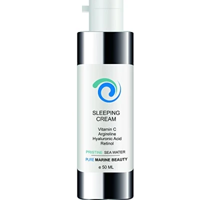 Imagen de bleumarine Bretania Crema de Noche Rejuvenecedora Con Ácido Hialurónico, Argireline y Vitamina C Reduce Líneas Expresión Ojeras Mejora Firmeza Textura la Piel, 50 ml