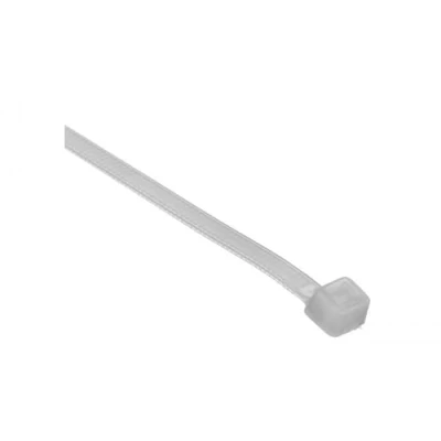 Imagen de ERKO 100 unidades de bridas para cables profesionales 250 x 4,8 mm Soporte brida en Blanco, resistente a temperatura