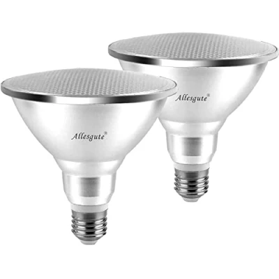 Imagen de Allesgute Led Par38 E27 Bombilla 15 W Reflector 230v Blanco CáLido 3000k Foco Eqv 150 HalóGena No Regulable,2pcs.