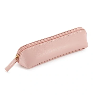 Imagen de Miquelrius Portatodo Ovalado, Estuche 1 Compartimento, Tamaño 190 x 55 30 mm, Material Exterior y Tirador de PU símil Piel, Cierre Cremallera, Color Rosa