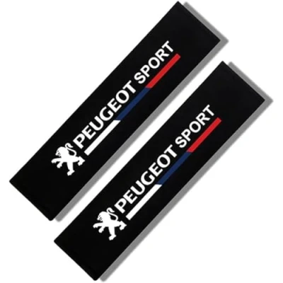 Imagen de UYTKTN 2 Piezas Almohadillas Cinturón Seguridad de Coche para Peugeot 308, Protector Cinturon Coche, Cubre Cinturones Accesorios