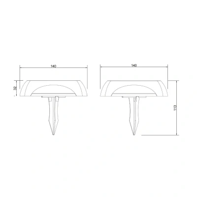 Imagen de Globo Lámpara LED solar 36505, pincho de suelo, aplique pared, negro, aluminio