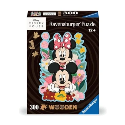 Imagen de Ravensburger Puzzle: Puzzle Madera Mickey Mouse y Minnie, 300 Piezas de Madera, para Niños, 12 Años o más, Rompecabezas Niños Ecológico, Regalo 15 Whimsies, 37x27cm