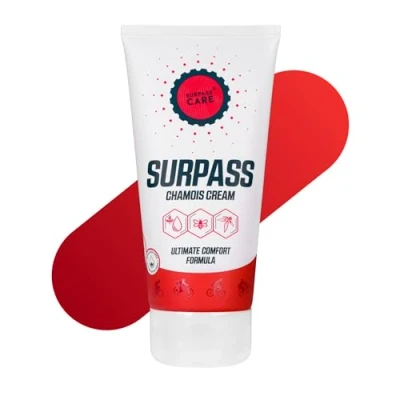 Imagen de SURPASS Crema Anti Rozaduras Muslos 96% Natural, Para Ciclistas y Triatletas, Protección Duradera Contra El Roce La Irritación De Piel 170 ml