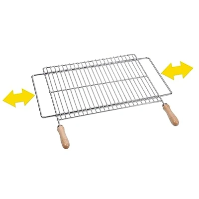 Imagen de Sauvic 02726 Parrilla Barbacoa Extensible, 70 x 40 cm
