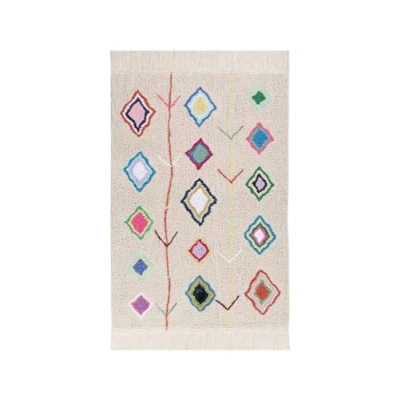 Imagen de Lorena Canals Kaarol Natural, Multicolor 97% Algodón 3% otras fibras. Base: reciclado 140x200 cm