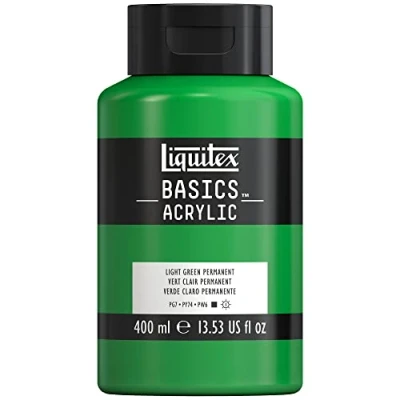 Imagen de Liquitex Basic Acrylic Tubo de Pintura Acrílica, 400 ML, Verde (Verde Claro Permanente Nuevo)
