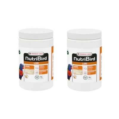 Imagen de Versele Laga NutriBird Lori Paquete Doble 2 x 700 g Alimento Completo para Loris y loriculus Alimentación Completa equilibrada en analogía con el néctar de Flores Polen