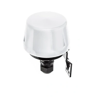 Imagen de HUBER Twilight 1 Interruptor crepuscular de Exterior, Sensor Ajustable [5 50 Lux], con protección IP44 I Superficie 230V