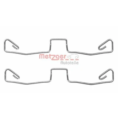 Imagen de METZGER 109 1633 Kit de accesorios, pastillas frenos AUDI: A6 C5 Berlina, Avant