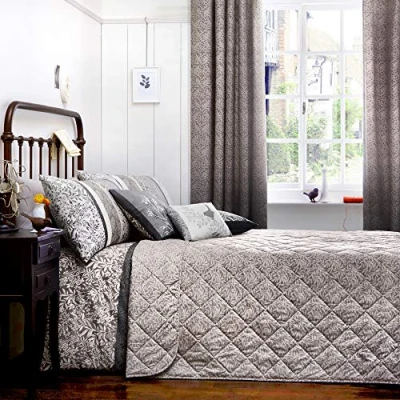 Imagen de Dreams &amp; Drapes Hanworth, Gris Oscuro, Colcha