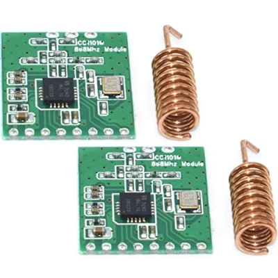 Imagen de TECNOIOT 2pcs CC1101 868MHz Wireless Module Long Distance Transmission with Antenna