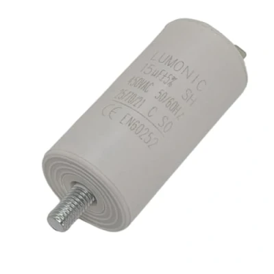Imagen de Lumonic Condensador de arranque con Enchufe 6,3x0,8mm I 15µF 450V 34x70mm 15uF motor carcasa plástico fun