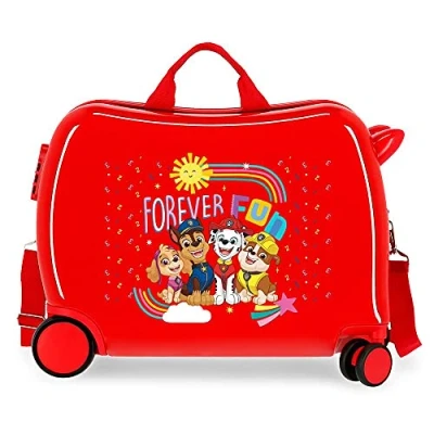 Imagen de Patrulla Canina Paw Patrol Forever Fun Maleta Infantil Rojo 50x38x20 cms Rígida ABS Cierre de combinación lateral 34 1,8 kgs 4 Ruedas Equipaje Mano