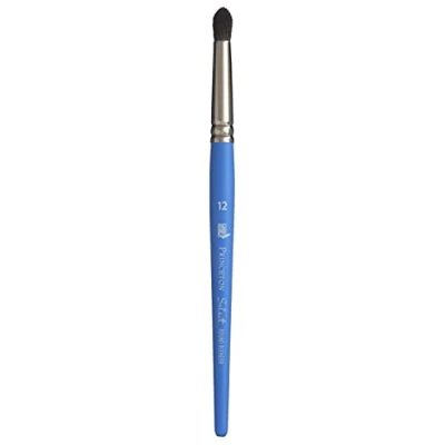 Imagen de PRINCETON ARTIST BRUSH CO. Select Cepillo de Pelo Natural, Mezclador Redondo, tamaño Animal sintético, Round Blender Size 12