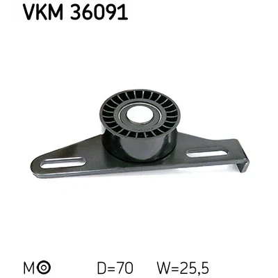 Imagen de SKF VKM 36091 Polea Tensora RENAULT: LAGUNA 1, CLIO 2, DACIA: Sandero I, Logan I Berlina