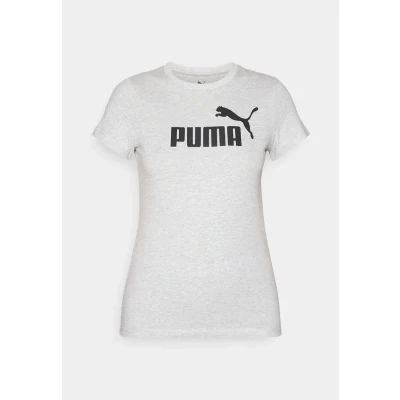 Imagen de Puma ESS NO LOGO TEE Camiseta estampada, Mujer, Talla: Medium, Light gray heather