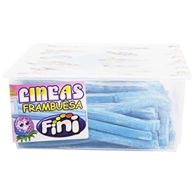 Imagen de Fini Regaliz Relleno Sabor Frambuesa Envase, 200 unidades